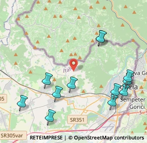 Mappa Unnamed Road, 34070 Mossa GO, Italia (4.84667)