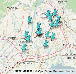 Mappa Via degli Orti, 33033 Codroipo UD, Italia (11.24278)
