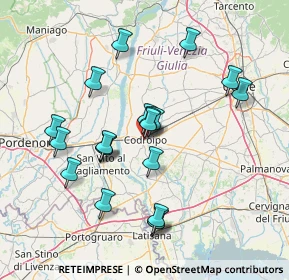 Mappa Via degli Orti, 33033 Codroipo UD, Italia (13.7415)