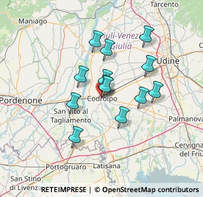 Mappa Via degli Orti, 33033 Codroipo UD, Italia (10.42077)