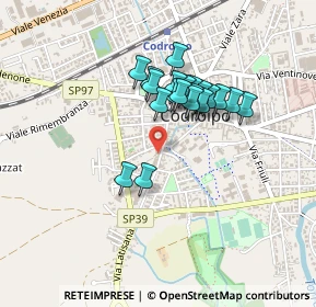 Mappa Via degli Orti, 33033 Codroipo UD, Italia (0.3345)