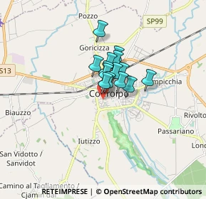Mappa Via degli Orti, 33033 Codroipo UD, Italia (0.86286)