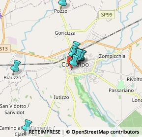 Mappa Via degli Orti, 33033 Codroipo UD, Italia (1.24818)