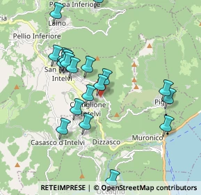 Mappa Via Stella, 22028 Blessagno CO, Italia (1.8855)