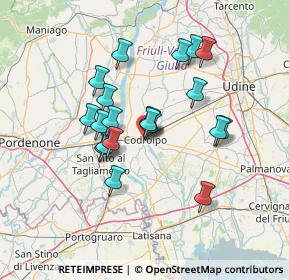 Mappa Vicolo della Roggia, 33033 Codroipo UD, Italia (11.5955)