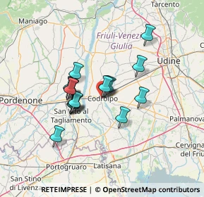 Mappa Vicolo della Roggia, 33033 Codroipo UD, Italia (10.01529)