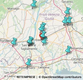 Mappa Vicolo della Roggia, 33033 Codroipo UD, Italia (13.66267)