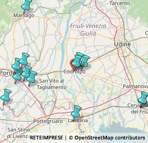 Mappa Vicolo della Roggia, 33033 Codroipo UD, Italia (20.44)