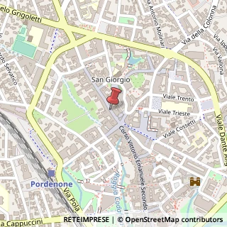 Mappa Corso Garibaldi, 7, 33170 Pordenone, Pordenone (Friuli-Venezia Giulia)