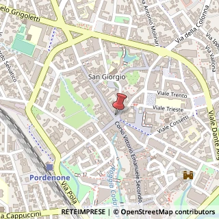 Mappa Piazza Cavour, 1, 33170 Pordenone, Pordenone (Friuli-Venezia Giulia)