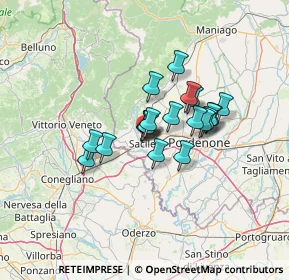 Mappa Vicolo Amalteo, 33077 Sacile PN, Italia (9.0285)