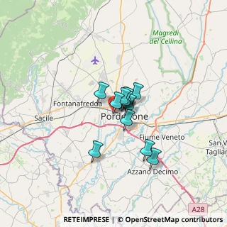 Mappa Via Tessitura, 33170 Pordenone PN, Italia (3.60167)