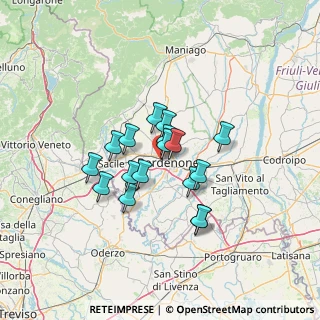 Mappa Via Tessitura, 33170 Pordenone PN, Italia (9.66647)