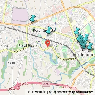 Mappa Via Tessitura, 33170 Pordenone PN, Italia (1.44583)