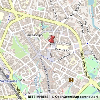 Mappa Piazza Ellero dei Mille, 6, 33170 Pordenone, Pordenone (Friuli-Venezia Giulia)