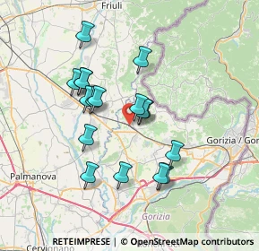 Mappa Via Judrio, 34071 Cormons GO, Italia (6.10059)