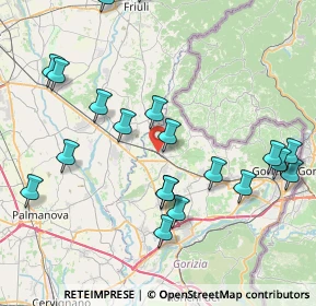 Mappa Via Judrio, 34071 Cormons GO, Italia (9.116)