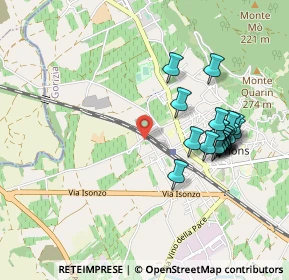 Mappa Via Judrio, 34071 Cormons GO, Italia (0.9335)