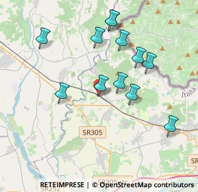 Mappa Via Judrio, 34071 Cormons GO, Italia (3.68)