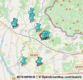 Mappa Via Udine, 34071 Cormons GO, Italia (3.69917)