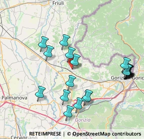 Mappa Via Udine, 34071 Cormons GO, Italia (8.5315)