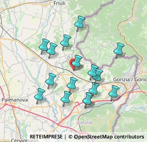 Mappa Via Udine, 34071 Cormons GO, Italia (6.75625)