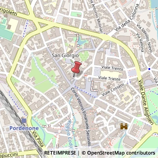 Mappa Via Brusafiera, 4, 33170 Pordenone, Pordenone (Friuli-Venezia Giulia)