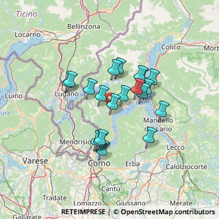 Mappa Via Campo Sportivo, 22020 Pigra CO, Italia (10.8815)