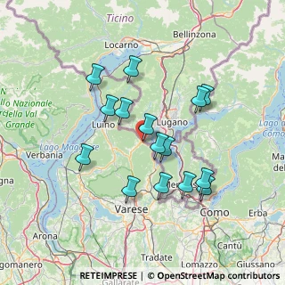 Mappa Via Pezzalunga, 21037 Lavena Ponte Tresa VA, Italia (12.822)