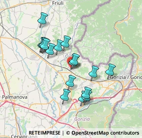 Mappa Via Piave, 34071 Cormons GO, Italia (6.18824)