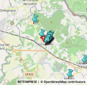 Mappa Via Piave, 34071 Cormons GO, Italia (0.9815)