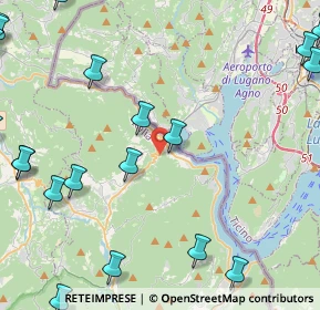 Mappa Via Grumello, 21037 Lavena ponte Tresa VA, Italia (6.6575)