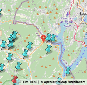 Mappa Via Grumello, 21037 Lavena ponte Tresa VA, Italia (6.2075)