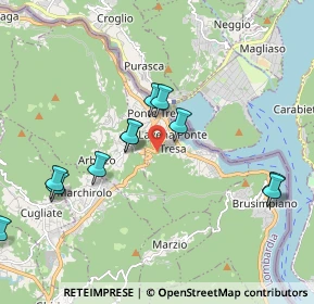 Mappa Via Grumello, 21037 Lavena ponte Tresa VA, Italia (1.99091)