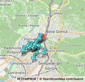 Mappa Vicolo del Molino, 34170 Gorizia GO, Italia (1.37579)