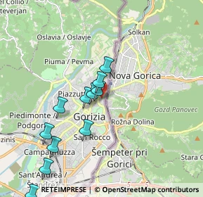 Mappa Vicolo del Molino, 34170 Gorizia GO, Italia (1.89)