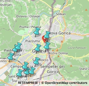 Mappa Vicolo del Molino, 34170 Gorizia GO, Italia (2.30417)