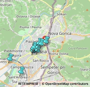 Mappa Vicolo del Molino, 34170 Gorizia GO, Italia (1.49)