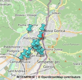 Mappa Vicolo del Molino, 34170 Gorizia GO, Italia (1.48308)