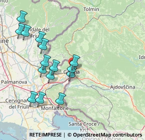 Mappa Vicolo del Molino, 34170 Gorizia GO, Italia (15.44733)