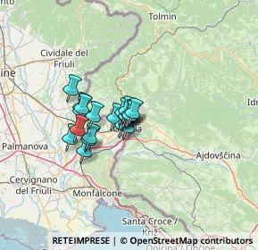 Mappa Vicolo del Molino, 34170 Gorizia GO, Italia (7.698)