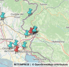 Mappa Vicolo del Molino, 34170 Gorizia GO, Italia (14.18182)