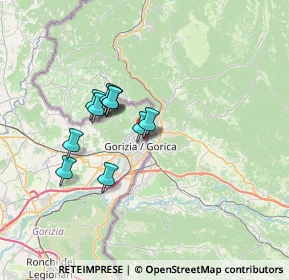 Mappa Vicolo del Molino, 34170 Gorizia GO, Italia (5.25455)