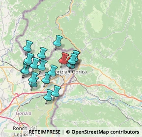 Mappa Vicolo del Molino, 34170 Gorizia GO, Italia (6.63)