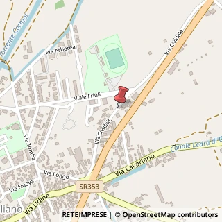 Mappa Via Cividale, 10, 33050 Mortegliano, Udine (Friuli-Venezia Giulia)