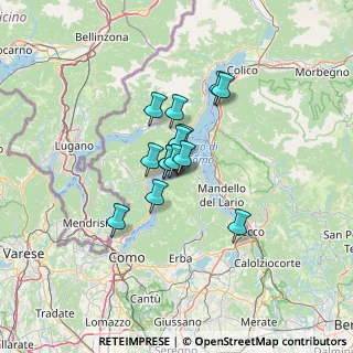 Mappa Via Villa, 22025 Lezzeno CO, Italia (8.085)