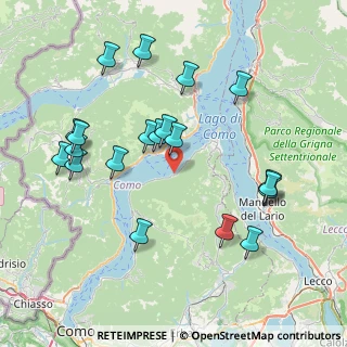 Mappa Via Villa, 22025 Lezzeno CO, Italia (8.235)