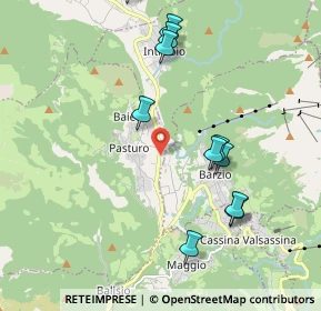 Mappa Via Provinciale 20 quater, 23818 Pasturo LC, Italia (2.27583)