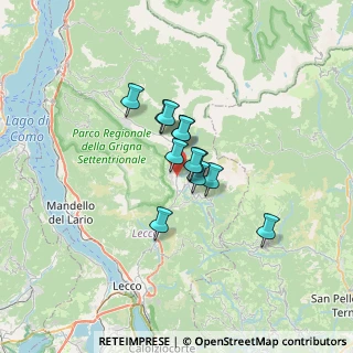Mappa Via Provinciale 20 quater, 23818 Pasturo LC, Italia (3.95667)