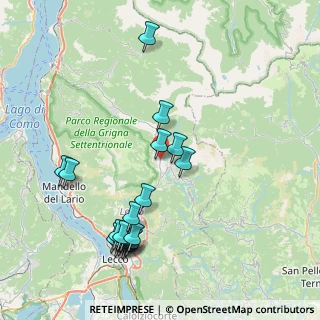 Mappa Via Provinciale 20 quater, 23818 Pasturo LC, Italia (8.8515)